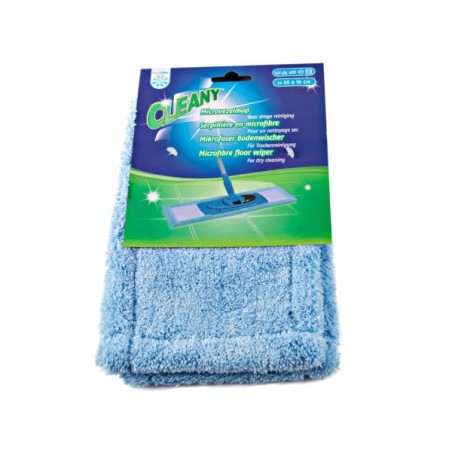 Cleany recharge serpillère en microfibre pour nettoyage à sec 45x14cm