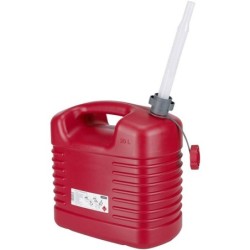 Jerrycan rouge en PE pour...