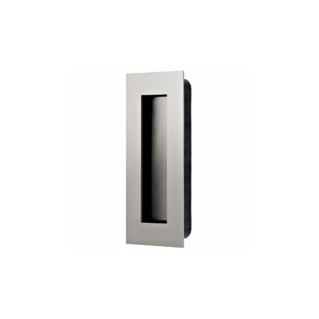 Poignée de porte encastrable rectangulaire en acier inoxydable 52x107mm