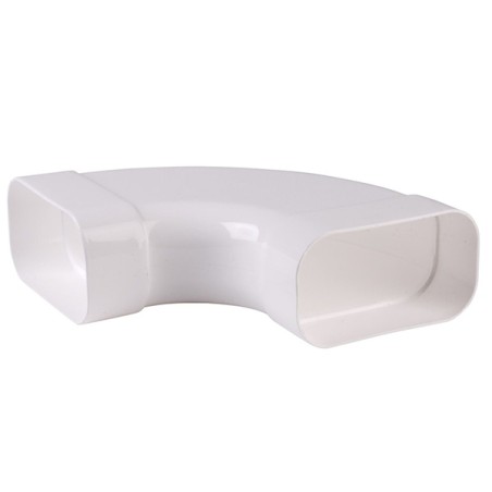 Raccord horizontal blanc 90° 150x80mm