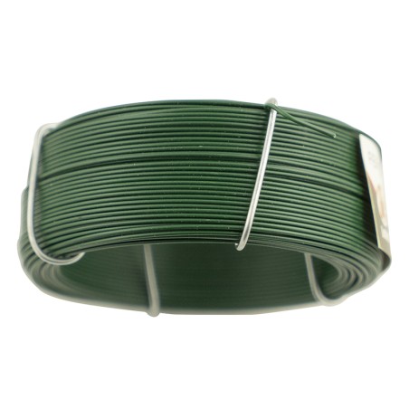 Ledent fil ligature en acier galvanisé vert 0,8mm x 75m