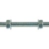 Tige filetée DIN 976 zingué M6x200mm /2pcs