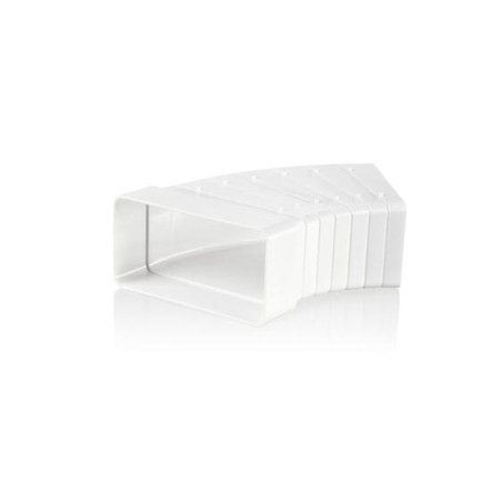 Coude multi-angle blanc 110x55mm