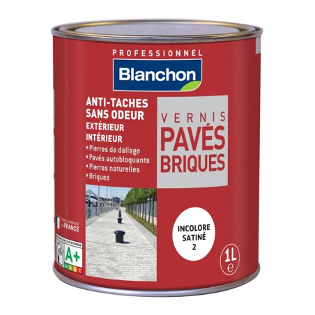 Blanchon vernis pour pavé et brique Satin 1L