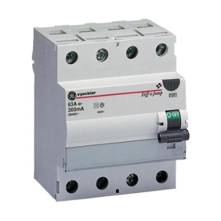 ABB Vynckier interrupteur différentiel 4P 63A 300mA