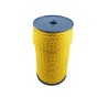 Corde polypropylene tressé jaune Ø10mm x 1m