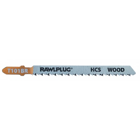 RawlPlug RT-JSB-W2MR set de 5 lames de scie sauteuse pour la coupe de panneaux de meubles 100mm