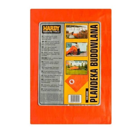 Hardy bâche de protection orange 140g/m² 4x5m