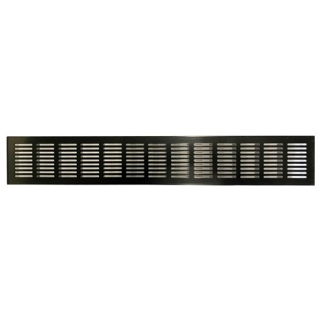 Gavo G61-5008Z profilé de ventilation en aluminium noir 500x80mm