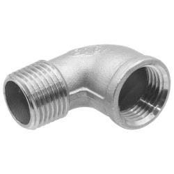 Coude galvanisé 3/8" MF