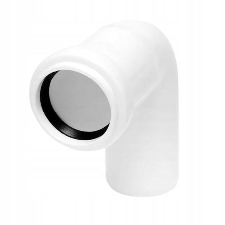 Coude PP blanc 90° Ø32mm