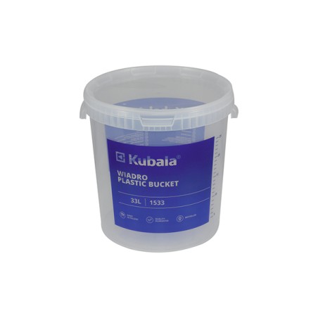 Kubala seau en plastique avec couvercle 33L