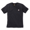 Carhartt Relaxed Fit Heavyweight Short-Sleeve K87 Pocket T-Shirt Black