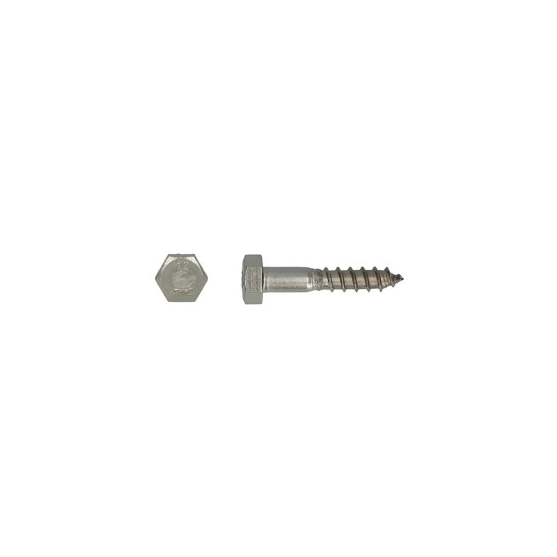PGB tirefonds TH DIN 571 * 10X 80 inox A2 /B SA1571100080 SA1571100080