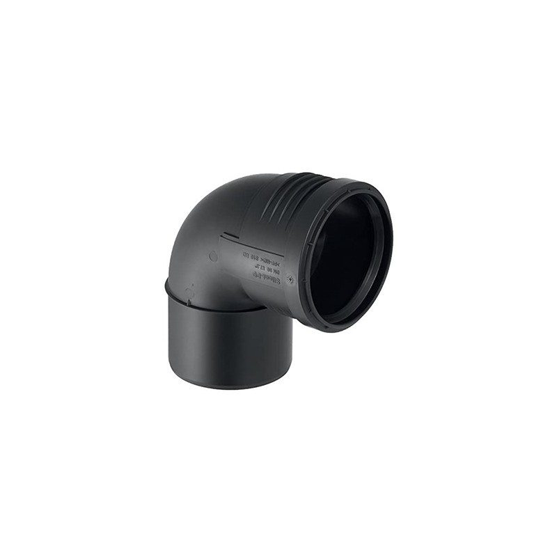 Geberit coude pp noir 90°m 90° GE390424141 GE390424141