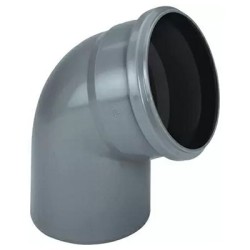 Coude pp gris 40mm 67° 5609010 5609010