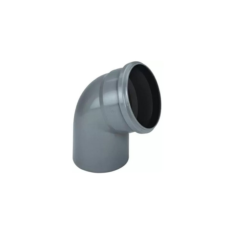 Coude pp gris 40mm 67° 5609010 5609010