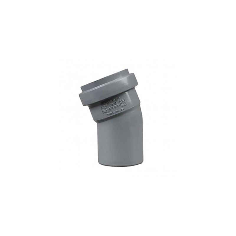 Coude pp gris 50mm 22° SAN00056 SAN00056