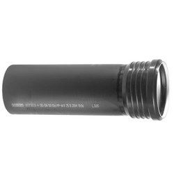 Sitech PP noir tuyau 125mm 1000mm WAV000015 WAV000015