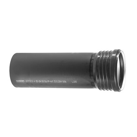 Sitech PP noir tuyau 125mm 3000mm WAV000069 WAV000069