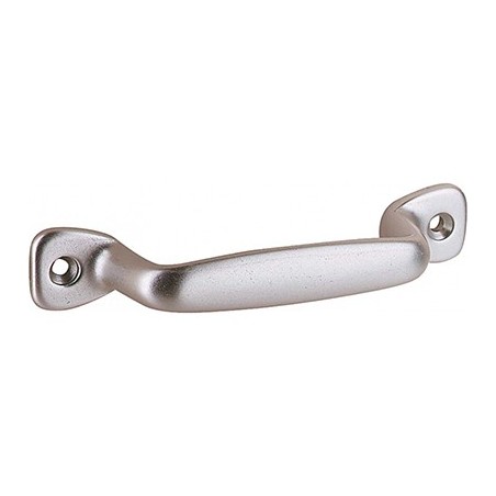 Poignée de porte en aluminium argenté 120mm 400.120.26-0 400.120.26-0