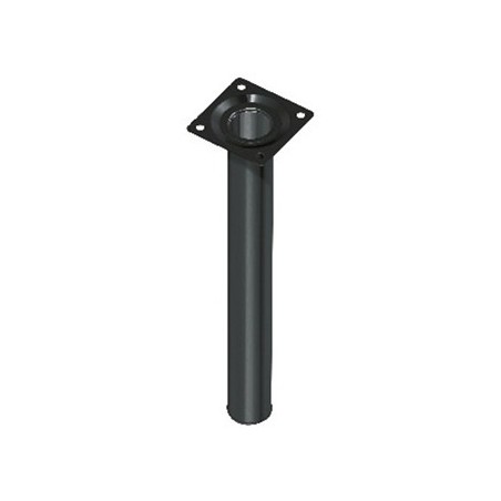 Pied de meuble en métal rond noir 90cm 640R.90.17-0 640R.90.17-0