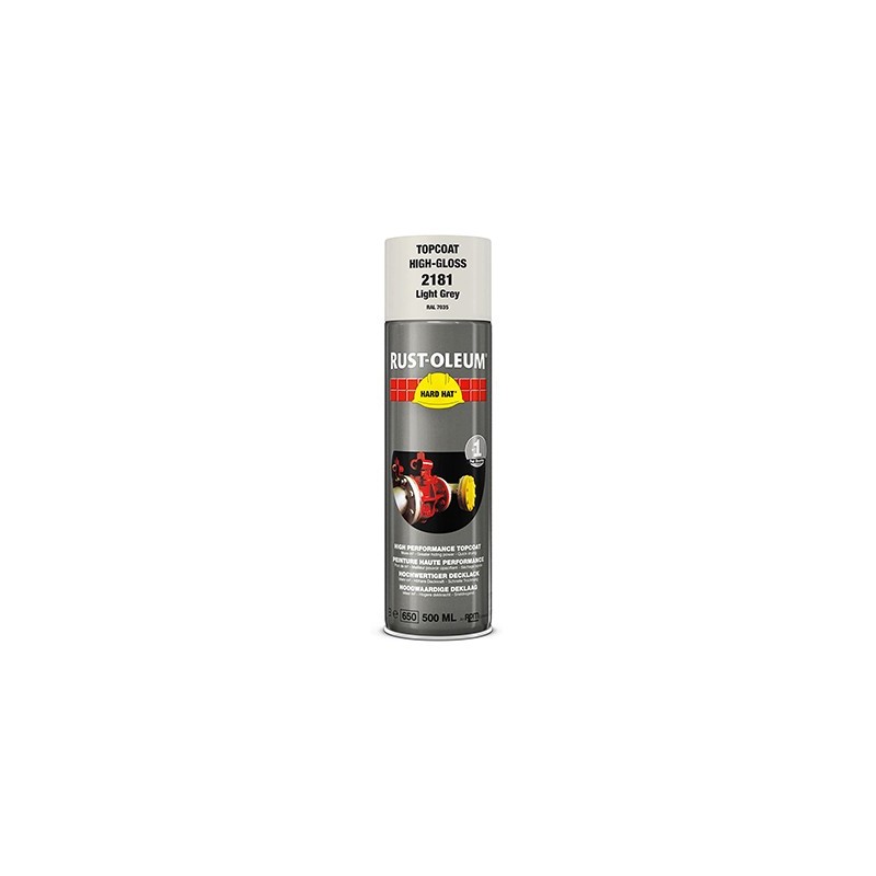 Rust-Oleum hard hat aerosol multi gris perle 500ml 2181 2181