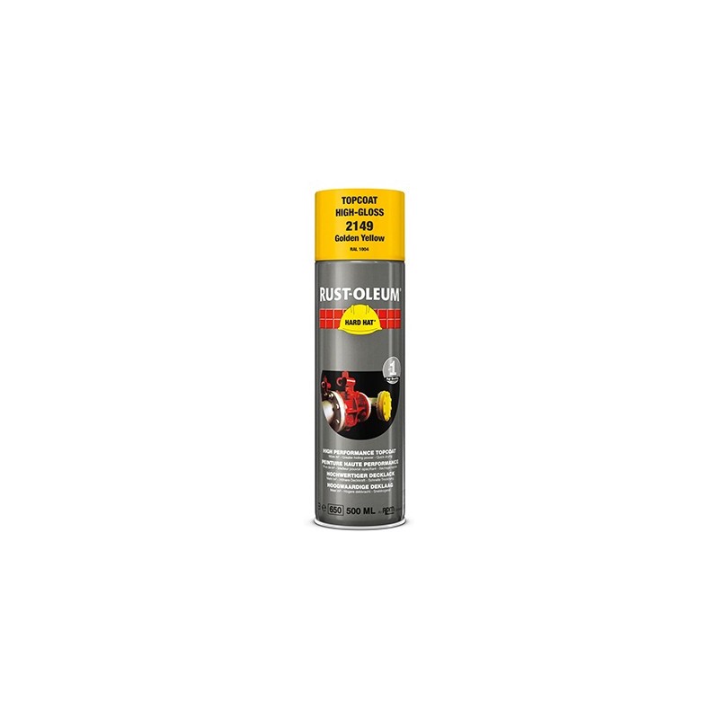 Rust-Oleum hard hat aerosol multi jaune or 500ml 2149 2149