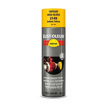 Rust-Oleum hard hat aerosol multi jaune or 500ml 2149 2149