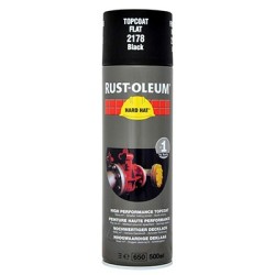 Rust-Oleum hard hat aerosol multi noir mat 500ml 2178 2178