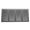 Gavo grille en aluminium gris pierre 500 x 240mm 3486 3486