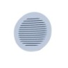 Gavo grille en aluminium ronde 100mm blanc 6866 6866