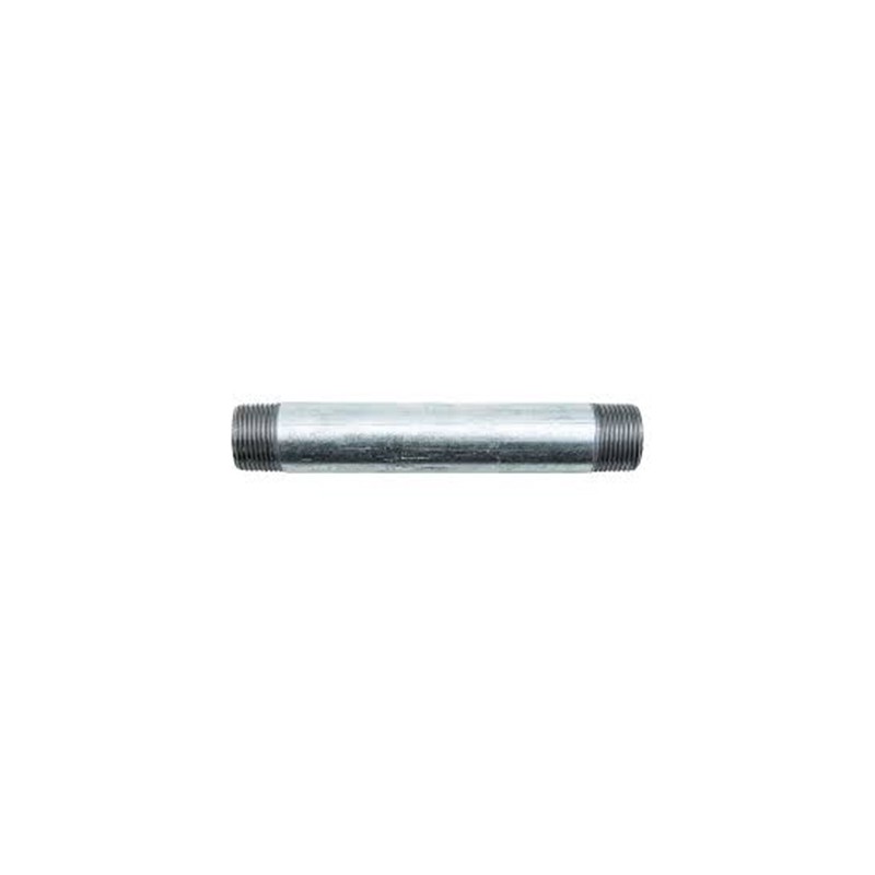 Mamelon tube galvanisé 10cm 3/4 40340010 40340010