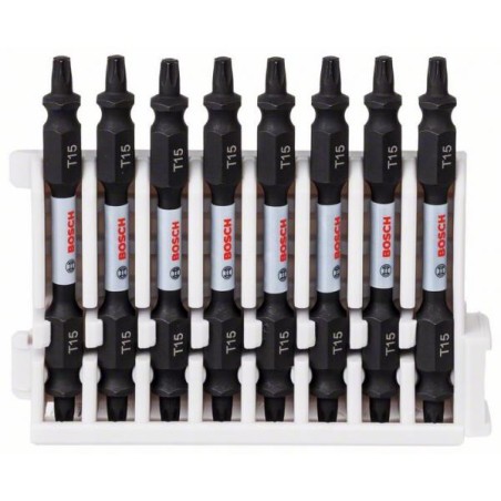 Bosch set de 8 embouts de vissage double Impact Control 65mm T15