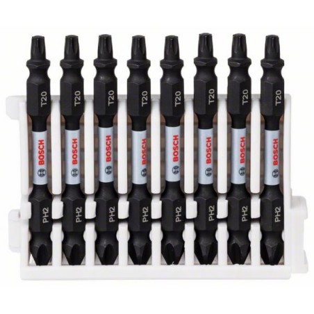 Bosch set de 8 embouts de vissage double Impact Control 65mm PH2-T20