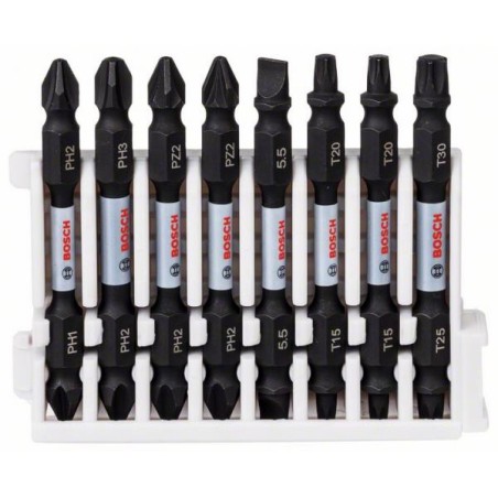 Bosch set de 8 embouts de vissage double Impact Control 65mm MIX