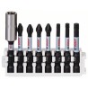 Bosch set de 7 embouts de vissage Impact Control 50mm PH-PZ-TX + porte-embout