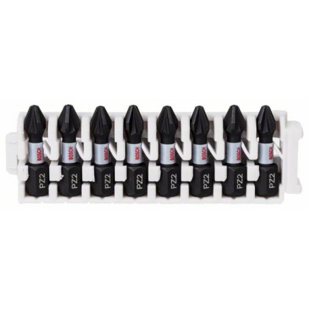 Bosch set de 8 embouts de vissage Impact Control 25mm PZ2