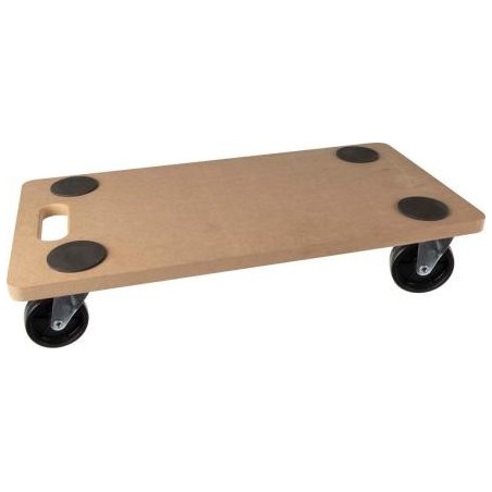 Plateau de transport ECO en MDF avec roulettes 58x29mm 200kg