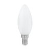 Eglo ampoule E14 LED bougie opale 4W 2700K