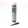 Soudal silicone Silirub P2 310ML noir - silicone neutre de construction et de vitrage