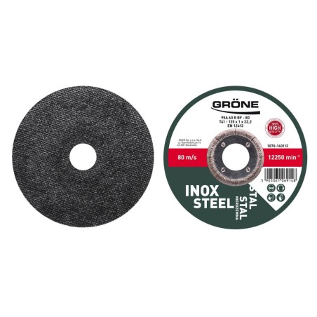 Gröne disque à tronçonner pour acier inoxydable T41 Ø125x1x22mm