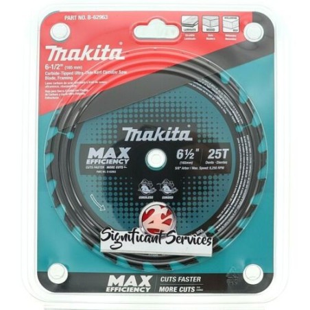 Makita lame de scie Efficut pour bois Ø165x20mm 25D