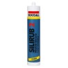 Soudal silicone Silirub 2 300ML transparent - mastic neutre de construction et de vitrage