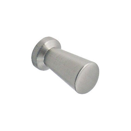 Bouton de meuble nickelé brillant brossé Ø10x19mm