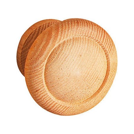 Bouton de meuble en bois de frêne Ø30mm