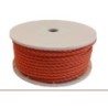 Ledent corde en polypropylène torsadé orange Ø4mm x 50m