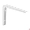 Console en aluminium blanche 100x150mm