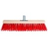 Hardy brosse de rue en PVC rouge 40cm