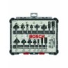 Bosch coffret 15 fraises mixtes 8mm